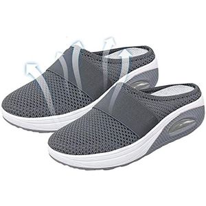 Orthopedische schoenen voor dames | Sport orthopedische wandelschoenen voor dames,Ademende en comfortabele schoenen Sandalen met instapper van mesh Lecerrot