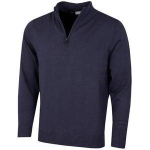 Calvin Klein Heren Campus 1/2 Zip Soft Feeltrui - Denim/Marine - L
