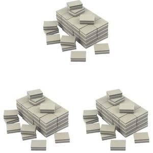 3 set 50 Stuks Mini Buffing Bestanden Blok Pedicure Manicure Multi-color Nail Art Slijpen Buffer Strips Polish Gereedschap Grijs