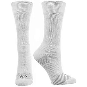 Doctor's Choice Neuropathie-sokken voor dames, diabetici, niet-bindend met aloë infusie, voor artritis en gezwollen voeten, 2 paar, wit, medium, maat 9-11