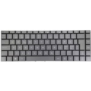 Laptoptoetsenbord voor MB3181002 XK-HS157 F0005-002 Duits GR zonder achtergrondverlichting frame zwart/grijs(Nordic NE Gray)
