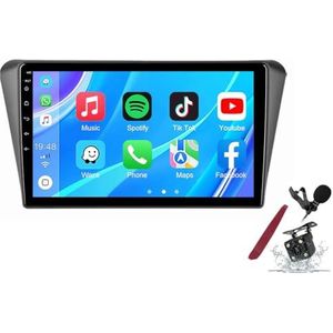 Android 14 Autoradio Sat Navi voor P-eugeot 408 (2014-2018) 9 Inch Touchscreen Multimedia Speler met Draadloze Carplay GPS Navigatie FM RDS Bluetooth 5G-WiFi SWC DSP,M120s