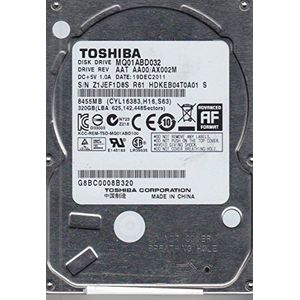 MQ01ABD032, AA00/AX002M, HDKEB04T0A01 S, Toshiba 320GB SATA 2.5 harde schijf