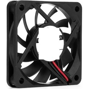 40mm 50mm 60mm 70mm 80mm 92mm 120mm DC 5V 12V 24V Axiale koeling Borstelloze motorbehuizing Stille ventilator 2PIN glijlager(DC6010,5V)