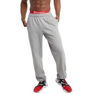 Champion Powerblend Relaxed Bottom Fleece Broek voor heren, Oxford Grijs, L