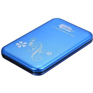 HDD externe harde schijf 2 tb / 500 gb / 120 gb / 80 gb, USB 3.0 draagbare mobiele back-up opslag harde schijf, geschikt voor pc desktop, Ps4, laptop, Xbox, Smart TV (500 GB, blauw)
