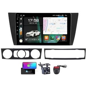 Android 13 systeem 2 Din Autoradio Stereo voor BMW 3-Series E90 E91 E92 2005-2013 9 inch touchscreen met GPS Navigatie Carplay Android Auto/Bluetooth 5.0/FM AM RDS Radio/4G WiFi/DSP(NF-6)