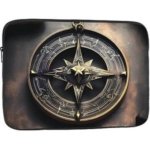 Magisch Ontwerp Noorse Runen Kompas Laptop Case Laptop Sleeve Laptop Tas Shockproof Beschermende Notebook Case Laptop Cover 10 inch