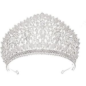 Strass Kroon Dubai Sieraden Party Bruiloften Haaraccessoires Koningin Kroon (Style : Full diamond style2)