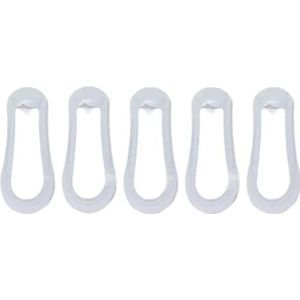 YIJIANUO 5 Paar Antislip Onzichtbare Sokken Slippers Naadloze Ijs Zijde Boot Sokken Zomer Dunne Effen Casual Ademend Laag Cut Sokken Vrouwen, Grijs, One size