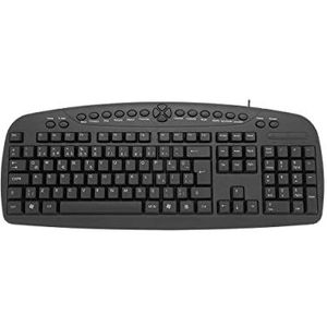 Frisby - FK-142QU - Bedraad Multimedia Kantoor Toetsenbord - Q-Turks