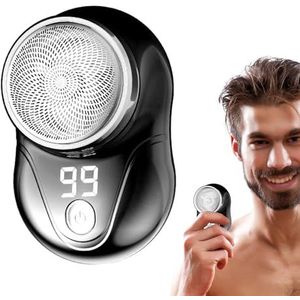 Draagbaar elektrisch scheerapparaat | scheerapparaat voor mannen | Wasbaar elektrisch scheerapparaat voor mannen, reisformaat toiletartikelen, draagbaar led-display, elektrisch scheerapparaat