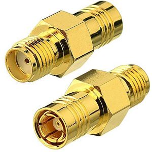 Eightwood DAB Antenne Adapter SMA Female naar SMB Mannelijke Antenne Adapter 2st Compatibel voor DAB Car Antenne DAB Antenne AM/FM Radio Pioneer Clarion Kenwood Alpine JVC CB Radio