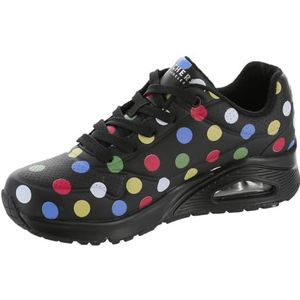 Skechers UNO Spotted Air Sneakers voor dames, zwart/meerkleurig, 36 EU, Zwart meerkleurig., 36 EU