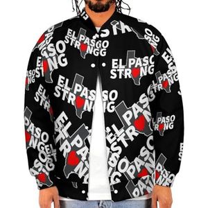 El Paso Sterke Hart Grappige Mannen Baseball Jacket Gedrukt Jas Zachte Sweatshirt Voor Lente Herfst