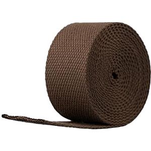 DQZRTUECA Polyester katoenen band, veelkleurig, 38 mm x 5-20 meter(Dark Brown,38mm x 5Yards)