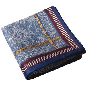 AJTUTUS Katoenen zakdoeken Stijlvolle Weave Mannen Zakdoek Zachte Katoenen Zakdoek Zakdoek