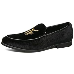 Heren instappers met kwastjes, modieuze lage zakelijke schoenen voor feestjes, dates en dansavonden,zwart,38 EU