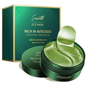 60 stuks oogpads, oogpads tegen donkere kringen met aloë vera, anti-aging oogpatches voor rimpels, fijne lijntjes, donkere kringen en zakjes verzorging, hydraterend, verlichten vermoeidheid en stevige