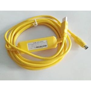 CAMCHJVVM USB-AFC8503 voor FP0/FP2/FP-X Series Download foutopsporingskabel PLC Programming Cable II (geel 3 m)