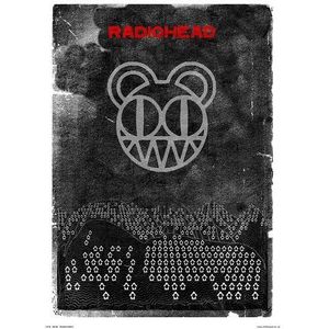 onthewall Wig 048 Pop-Art Poster Radiohead