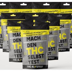 10x THC-flitstest 5ng/ml drugstest - 1 tot 35 stuks - THC-drugstest