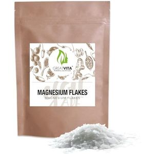 VitaFeel Magnesium-vlokken, 5 kg, natuurlijk magnesiumchloride uit de Zechsteinzee 47% MgCl2, premium kwaliteit, ideaal voor voetenbad, volledig bad en doe-het-zelf magnesiumolie