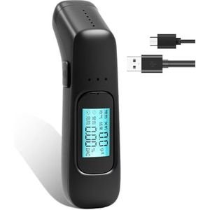 Draagbare digitale alcoholtester Professionele alcoholdetector Blaastest Politie alcoholmeter LCD-scherm Rijtest onder invloed(Style 4)