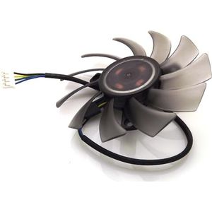 T128010SH 12V 0.25A 75mm 40x40x40mm For ASUS GTX560 HD5870 Graphics Card Cooling Fan 4Wire 4Pin