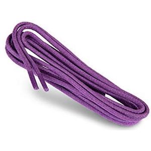 Gewaxte Ronde Schoenveters van Kaps, Stijlvolle Schoenveters Voor Nette Schoenen (pakschoenen) en Casual Schoenen, Gemaakt in Europa - (75 cm - 29 inch - 4 to 5 paar vetergaatjes / 92 - Paars)