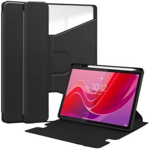 Geschikt for Lenovo Xiaoxin Pad 2024 (TB331FC) 360 Graden Draaibare Stand Folio Flip Smart Tablet Cover Auto Sleep/Wake (Color : Black)