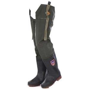 Waders Waterdichte Heupwaadpakken Voor Mannen En Vrouwen, Vis- En Jachtlaarzen Van 80 Cm Hoog, Waadlaarzen Antislip En Stevig(45 EU)