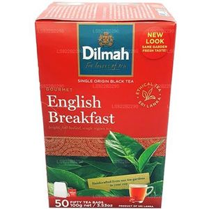Dilmah Engelse ontbijtthee (100 g) 50 theezakjes