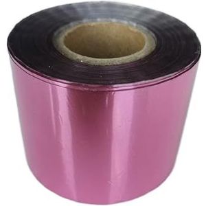 Hete reliëffolie 1 rol 5 cm x 120 m, 10 kleuren voor hete reliëf, warmteoverdracht accessoires, voor embossing logo PVC papier Hot Stamping papier (Kleur: roze)