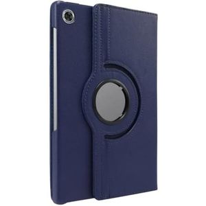 360 Roterende Tablethoes Geschikt for Lenovo Tab M10 TB-X605 M10 HD TB-X505 10.1inch PU Leren Hoesje(Dark Blue,M10 TB-X605F)