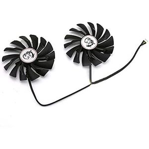 LMNCBVYA Graphics Card Cooling Fan PLD10010S12HH for MSI RX 580 570 480 470 Gaming 8G 4G - Replacement Fan