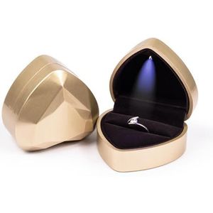 Oirlv Roze Fluwelen Lange Ketting Box, Halsketting Box voor Verjaardag