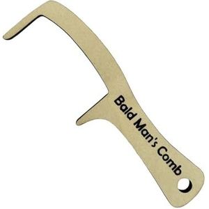 Kale Man Kam Hout Haarloze Kamborstel Kale Man Grap Haarborstel Nieuwigheid Tandloze Kam Grappige Kale Man Grooming Tool