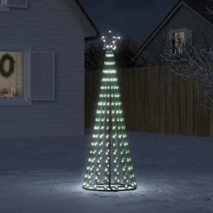DIGBYS Meubelsets-Kerstboom Lichtkegel 275 LEDs Koud Wit 180 cm