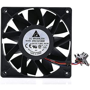 Delta PFC1212DE 6C1M 120 * 120 * 38mm 12038 12CM 12V 4.80A S7 S9 E9 inverter cooling fan