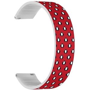 Solo Loop band compatibel met Garmin Vivoactive 5, Vivoactive 3/3 Music, Approach S12/S40/S42 (schattige kinderen, meisjes, jongens), snelsluiting, 20 mm rekbare siliconen band, accessoire