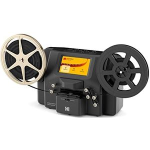 Kodak Reels 8 mm en Super 8 Films Digitizer Converter met Groot 5 inch scherm, Scanner converteert filmframe per frame naar digitale MP4-bestanden voor bekijken, delen en opslaan op SD-kaart