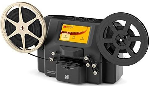 Kodak Reels 8 mm en Super 8 Films Digitizer Converter met Groot 5 inch scherm, Scanner converteert filmframe per frame naar digitale MP4-bestanden voor bekijken, delen en opslaan op SD-kaart