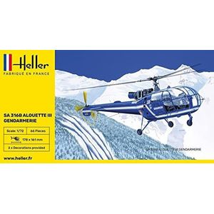 Heller 80286 modelbouwset Aerospatiale SA 316 Alouette III gendarmerie