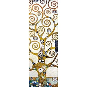 1art1 Gustav Klimt Poster Kunstdruk Op Canvas The Tree Of Life (Detail) Muurschildering Print XXL Op Brancard | Afbeelding Affiche 150x50 cm