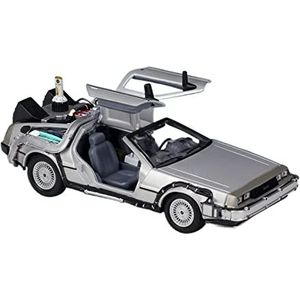 For:Gegoten Auto's Voor: 1/24 Gegoten Legering DMC-12 Delorean Terug Naar De Toekomst Tijdmachine Modelauto Metalen Speelgoedauto Verzamelbare Decoraties (Color : B)