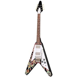 Epiphone Jimi Hendrix ""Love Drops"" Flying V - Elektrische gitaar