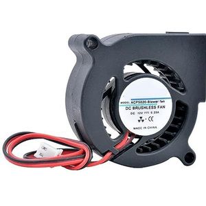 ACP5020-Bloewer 5 cm 50 mm Ventilator 50 x 50 x 20 mm DC5 V 12 V 24 V Turbo Ventilator Koeler voor 3D Printer Projector (Kleur: 5V Sleeve 4000rpm)
