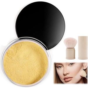 Allura Beauty Blurring Powder, Currentlye Polvo Compacto, Beauty Pink Setting Powder, Beauty Blurring Setting Powder, Beauty Setting Powder, Waterproof Matte Perfection Pressed Powder(#5)