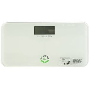 NewlineNY Auto Stap op Mini Reizen personenweegschaal, gebroken wit